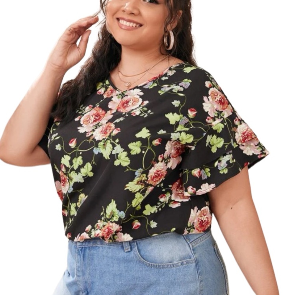 SHEIN Blouse Plus Size 2X